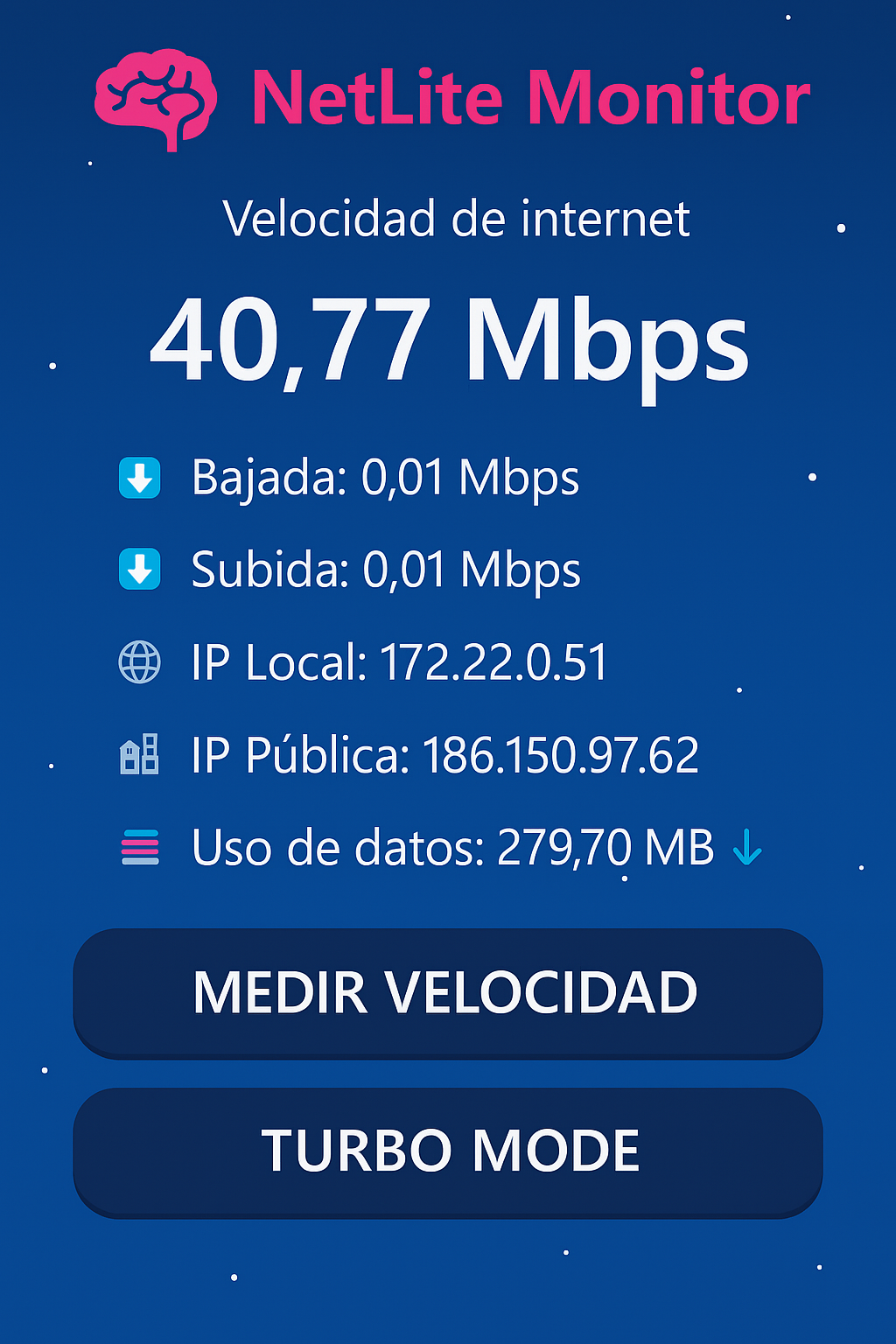 Vista previa Network Lite Monitor